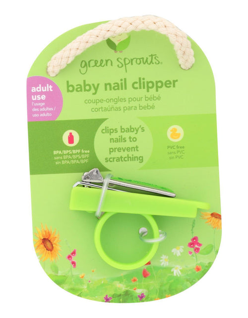 Load image into Gallery viewer, Green Sprouts Nail Clippers
