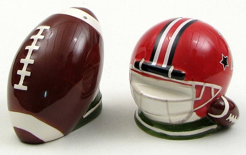 Load image into Gallery viewer, Football Salt and Pepper Set
