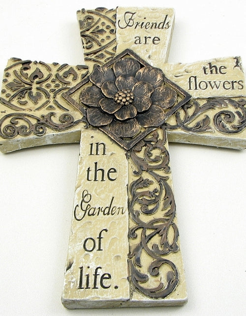 Load image into Gallery viewer, Cement Cross Wall Plaque
