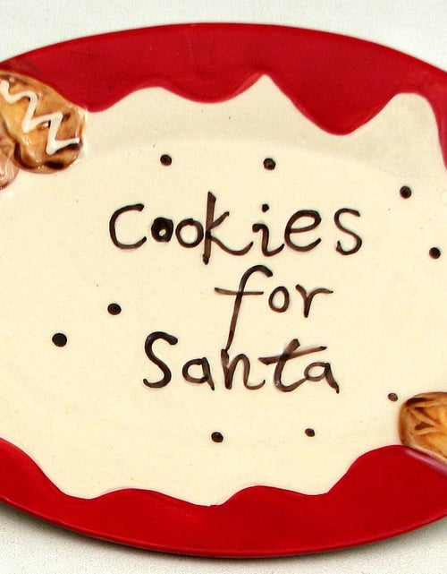 Load image into Gallery viewer, &quot;Cookie For Santa&quot; Plate
