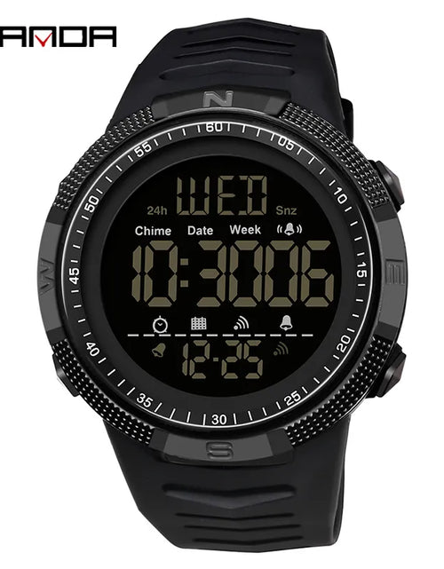 Load image into Gallery viewer, Military Sport Watch Mens Clock Fashion SANDA Brand Digital Wristwatch Shockproof Countdown Watches Waterproof Hour Bracelet
