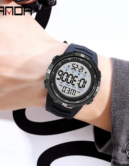 Load image into Gallery viewer, Military Sport Watch Mens Clock Fashion SANDA Brand Digital Wristwatch Shockproof Countdown Watches Waterproof Hour Bracelet
