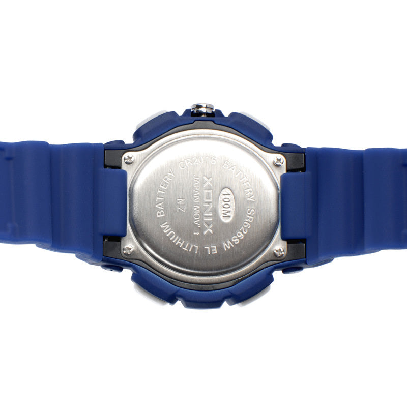XONIX NZ Children Watch Dual Display Waterproof 100M Luminous Swimming Sport Student Watch