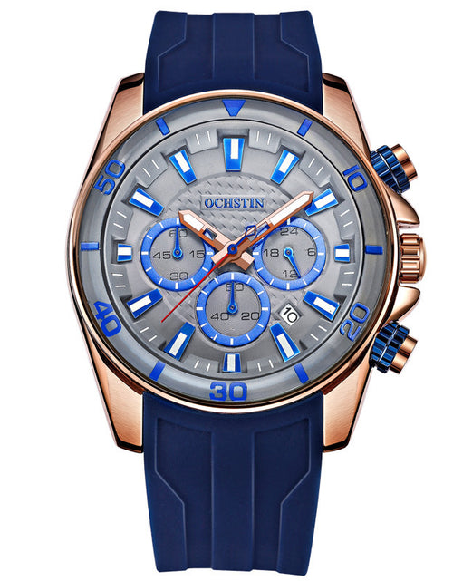 Load image into Gallery viewer, OCHSTIN GQ094 Bussiness Style Male Wristwatch Auto Date Stopwatch Military Quartz Watch
