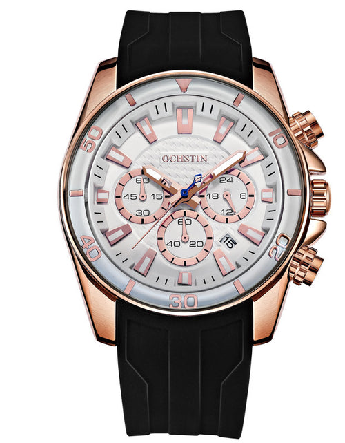Load image into Gallery viewer, OCHSTIN GQ094 Bussiness Style Male Wristwatch Auto Date Stopwatch Military Quartz Watch
