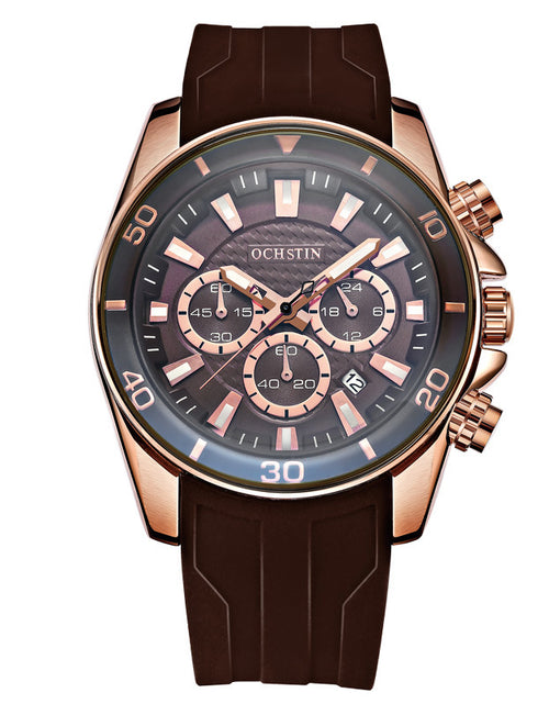 Load image into Gallery viewer, OCHSTIN GQ094 Bussiness Style Male Wristwatch Auto Date Stopwatch Military Quartz Watch
