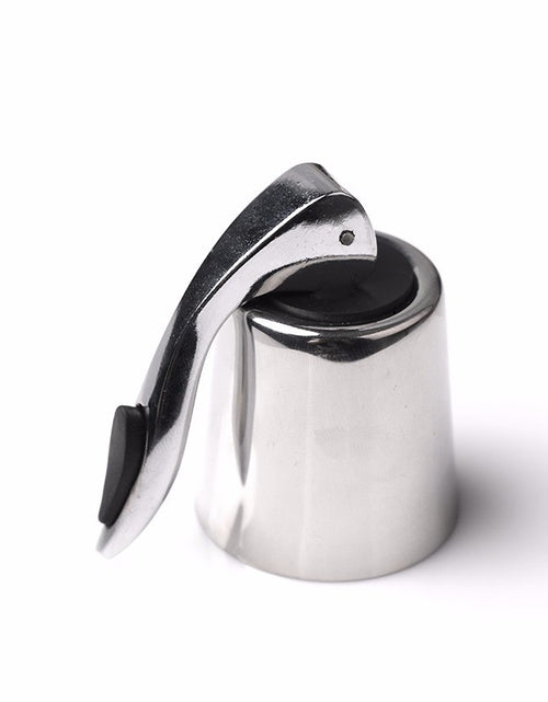 Load image into Gallery viewer, KC-SP002  1pc Wine Vacuum Bottle Stopper Stainless Steel Home Bar Wine Collection Red Wine Cha
