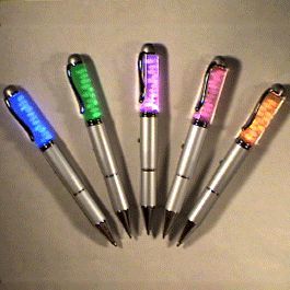 Load image into Gallery viewer, Light Up Floating Pebble Pens Assorted
