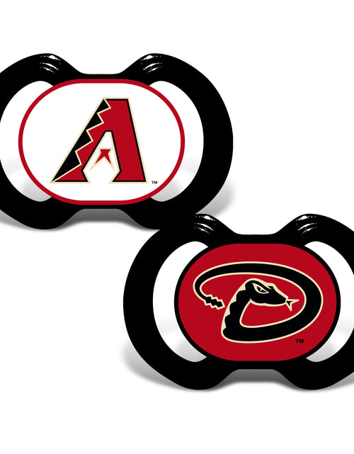 Load image into Gallery viewer, Arizona Diamondbacks Pacifier 2 Pack - Special Order
