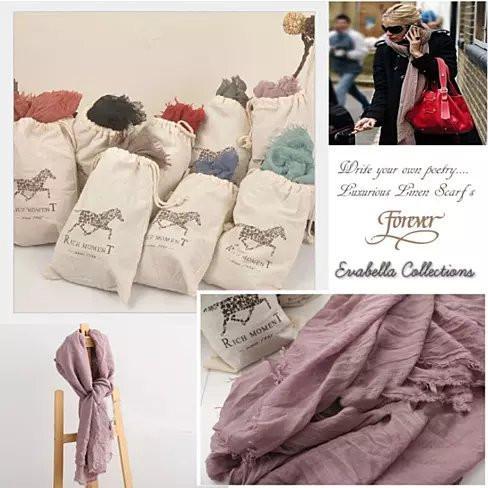 POETRY IN MOTION Modern Vintage Shawl Scarves
