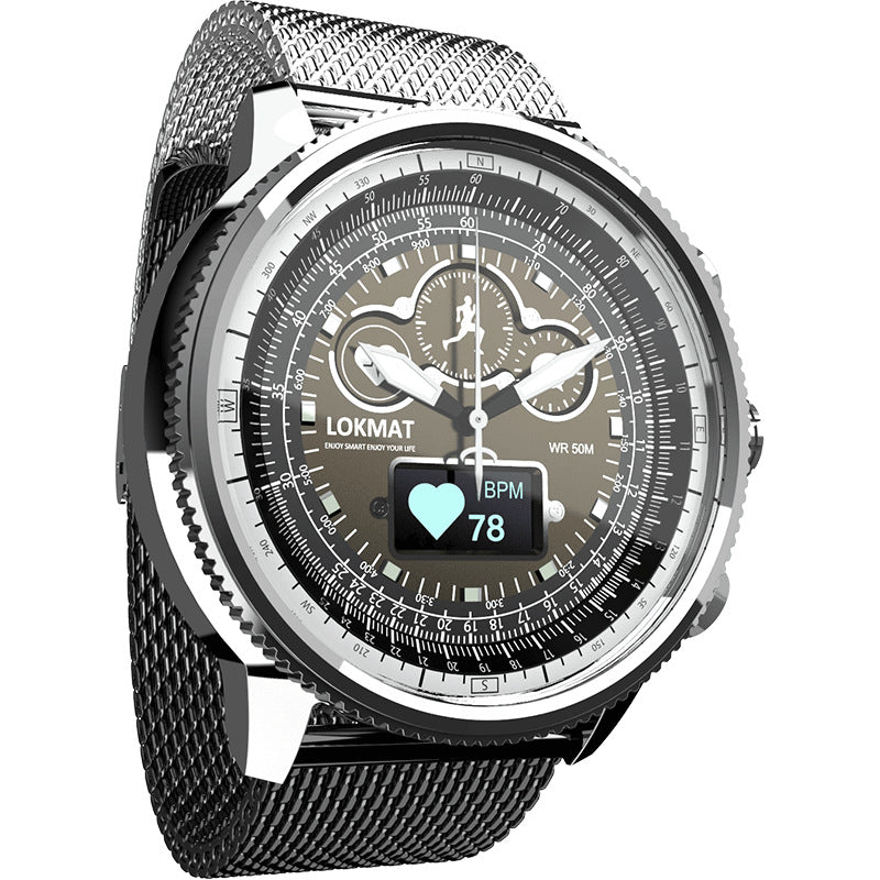 Color: Steel silver - Smart waterproof watch