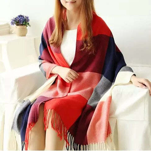 Load image into Gallery viewer, COLORAMA Reversible Shawl Full Of Colors
