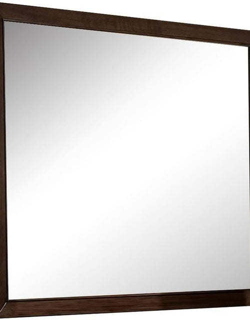 Load image into Gallery viewer, Espresso Wooden Rectangular Vanity Mirror
