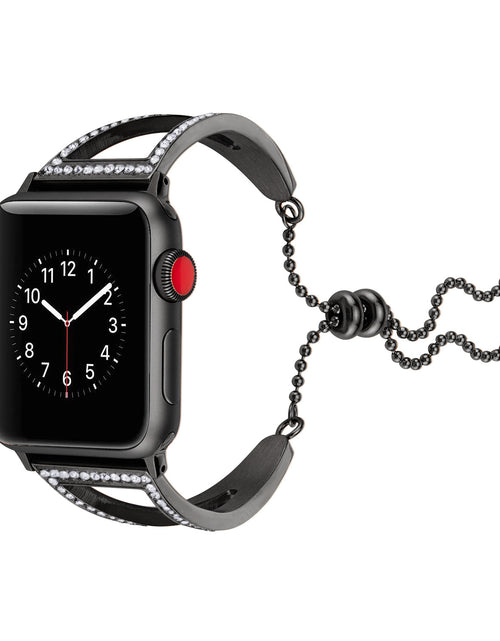 Load image into Gallery viewer, Color: 38 40mm black - Diamond bracelet strap
