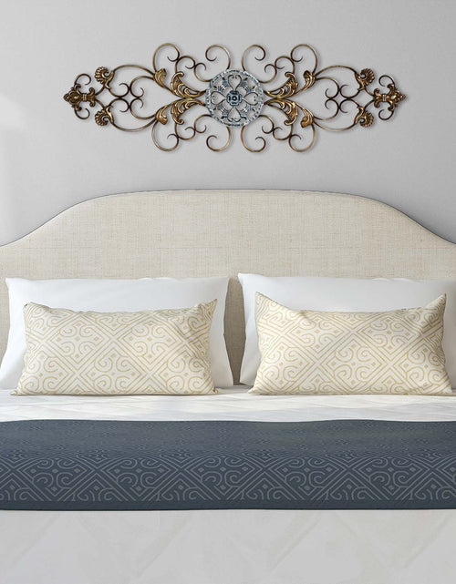 Load image into Gallery viewer, Traditional Blue And White Scroll Wall Decor
