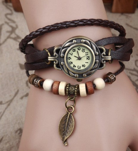Color: Coffee - Lady pendant table Bracelet table
