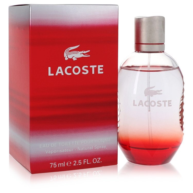 Lacoste Red Style In Play by Lacoste Eau De Toilette Spray (New Packaging) 2.5 oz (Men)