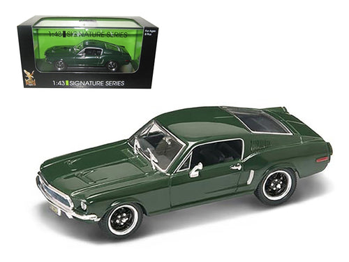 Load image into Gallery viewer, 1968 Ford Mustang GT Green 1/43 Diecast Car Model Signature Series by Road Signature
