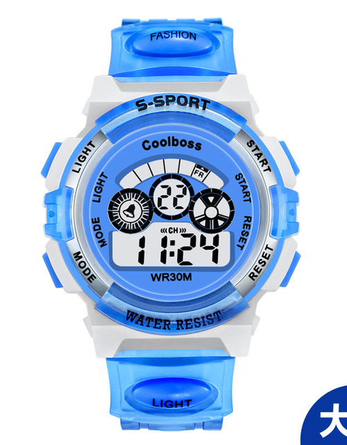 Load image into Gallery viewer, style: K - Direct manufacturers coolboss cool BOSSE children watch multifunctional light waterproof student electronic watch
