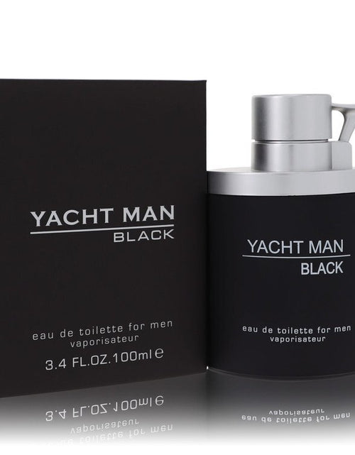 Load image into Gallery viewer, Yacht Man Black by Myrurgia Eau De Toilette Spray 3.4 oz (Men)

