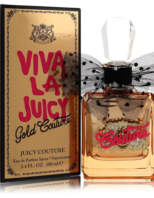 Load image into Gallery viewer, Viva La Juicy Gold Couture by Juicy Couture Eau De Parfum Spray 3.4 oz (Women)
