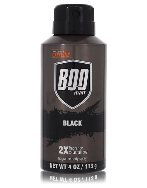 Load image into Gallery viewer, Bod Man Black by Parfums De Coeur Body Spray 4 oz (Men)
