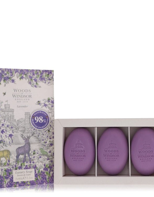 Load image into Gallery viewer, Lavender by Woods of Windsor Fine English Soap 3 x 2.1 oz (Women)
