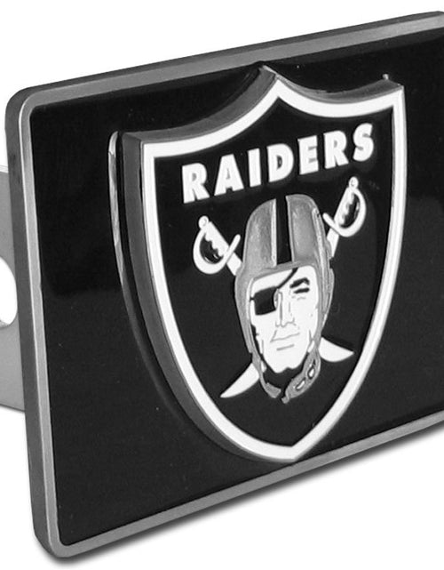 Load image into Gallery viewer, Las Vegas Raiders Trailer Hitch Cover
