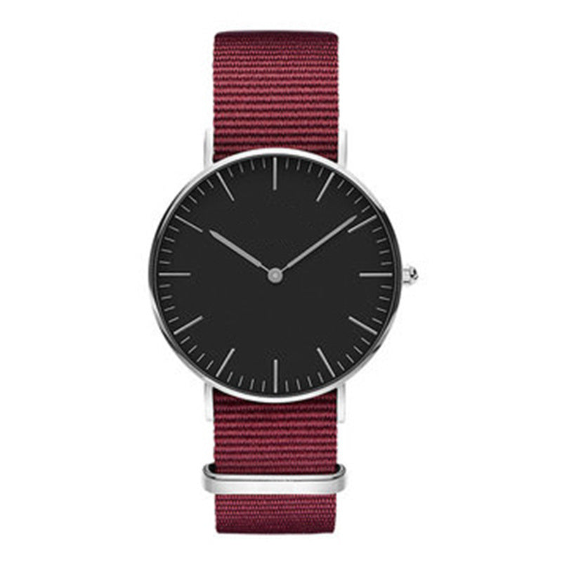 style: 19 to 2 - Steel strap watch double needle rose gold ultra-thin quartz men's watch