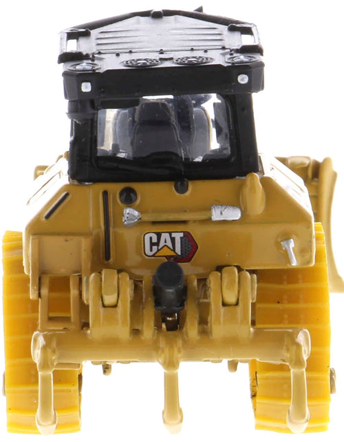 Load image into Gallery viewer, CAT Caterpillar D5 Track-Type Dozer Yellow with Fine Grading Undercarriage and Foldable Blade &quot;High Line Series&quot; 1/87 (HO) Scale Diecast Model by Diecast Masters
