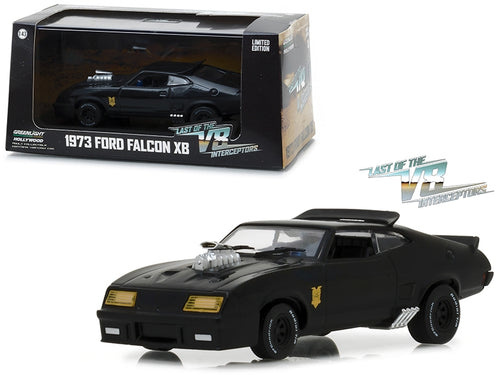 Load image into Gallery viewer, 1973 Ford Falcon XB Black &quot;Last of the V8 Interceptors&quot; (1979) Movie 1/43 Diecast Model Car  by Greenlight
