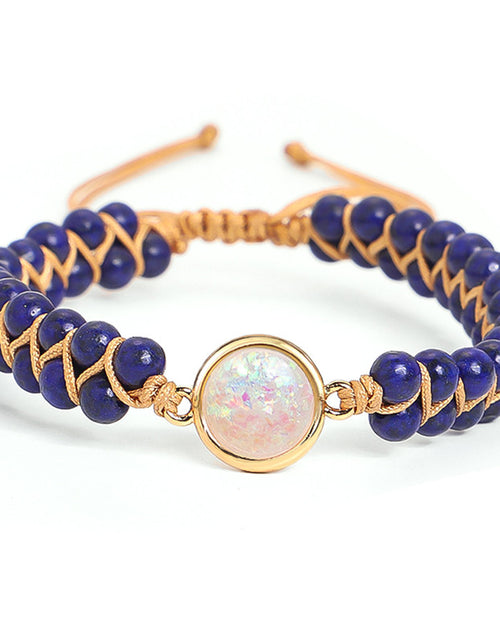 Load image into Gallery viewer, style: B - 4mm Amethyst Double Layer Hand-woven Winding Bracelet
