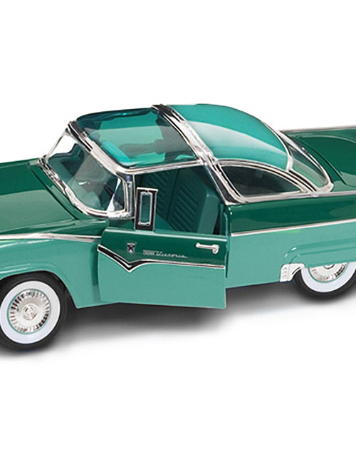 Load image into Gallery viewer, 1955 Ford Fairlane Crown Victoria Green 1/18 Diecast Model Car by Road Signature
