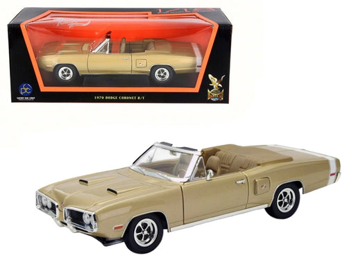 Load image into Gallery viewer, 1970 Dodge Coronet R/T Gold 1/18 Diecast Model Car by Road Signature
