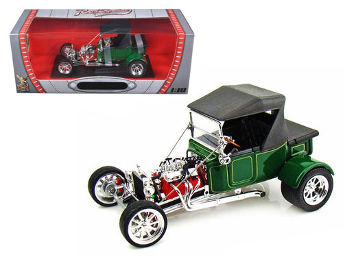 Load image into Gallery viewer, 1923 Ford T-Bucket Soft Top Green with Black Top 1/18 Diecast Model Car by Road Signature
