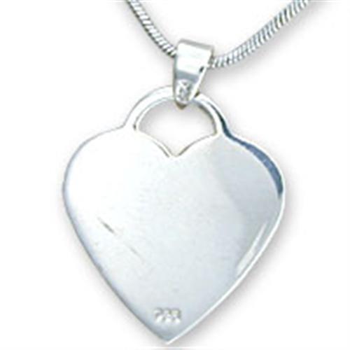 Load image into Gallery viewer, 09722 High-Polished 925 Sterling Silver Pendant with No Stone in No Stone
