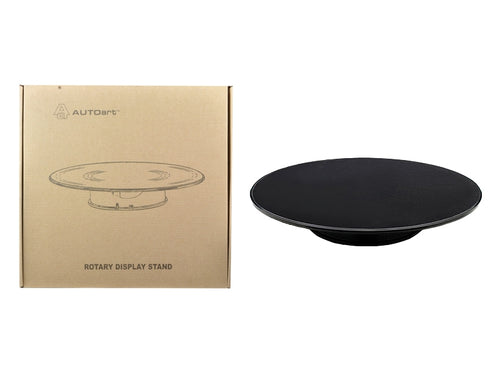 Load image into Gallery viewer, Rotary Display Stand Large For 1/18 Scale 12 Inches Wide With Black Top by Autoart
