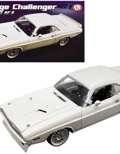 Load image into Gallery viewer, 1970 Dodge Challenger Street Fighter White &quot;Kowalski&quot; Limited Edition to 524 pieces Worldwide 1/18 Diecast Model Car by ACME
