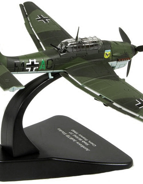 Load image into Gallery viewer, Junkers Ju 87B &quot;Stuka Stab&quot; Dive Bomber Plane III/StG 77 Caen France (1940) &quot;Oxford Aviation&quot; Series 1/72 Diecast Model Airplane by Oxford Diecast
