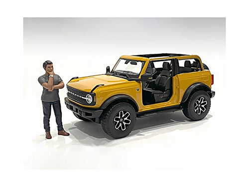 Load image into Gallery viewer, &quot;The Dealership&quot; Customer III Figurine for 1/18 Scale Models by American Diorama
