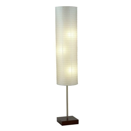 Load image into Gallery viewer, Modern Asian Style Floor Lamp with White Rice Paper Shade
