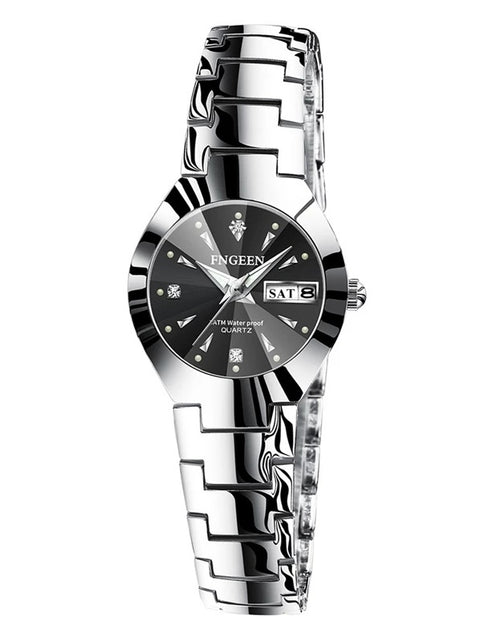 Load image into Gallery viewer, Relogio Feminino FNGEEN Couple Watch Men Quartz watch for Lovers Luxury Womens wristwatch Christmas Stainless Steel Waterproof
