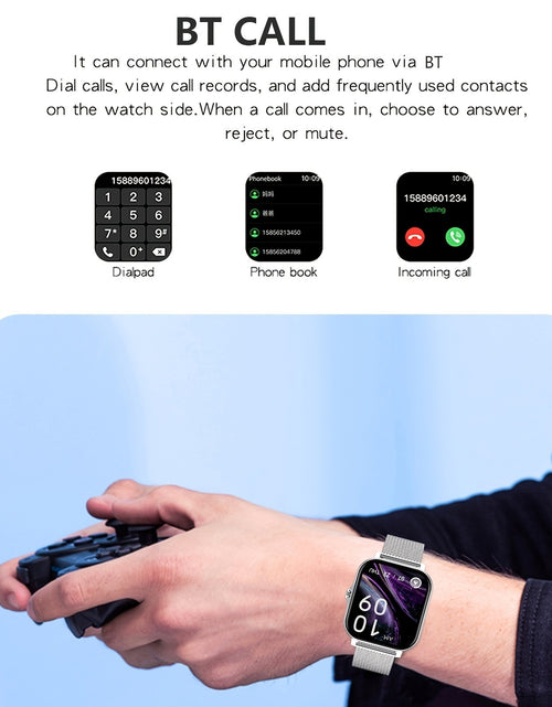 Load image into Gallery viewer, Smart Watch; Heart Rate Blood Pressure Sleep Monitor Smart Watch
