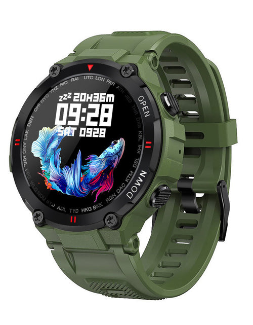 Load image into Gallery viewer, K22 smart call bracelet 1.28-inch IPS full view heart rate and blood pressure monitoring Bluetooth call watch
