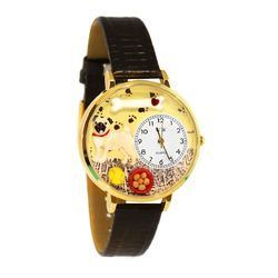 Load image into Gallery viewer, Pug Watch in Gold (Large)
