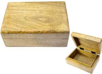Load image into Gallery viewer, Natural wood box 4&quot; x 6&quot;
