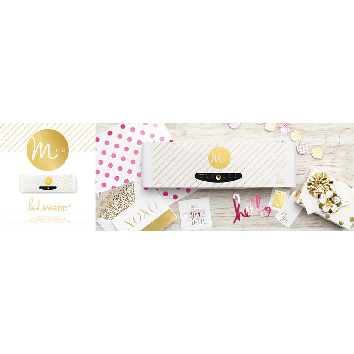 Minc Collection Starter Kit 12 Inch Foil Applicator With Transfer Folder Foil and Tags