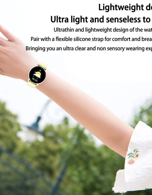 Load image into Gallery viewer, 1.28 Inch Zl02 Smart Watch Heart Rate Blood Pressure Monitor Sport Running Watch Compatible for Android iOS Black
