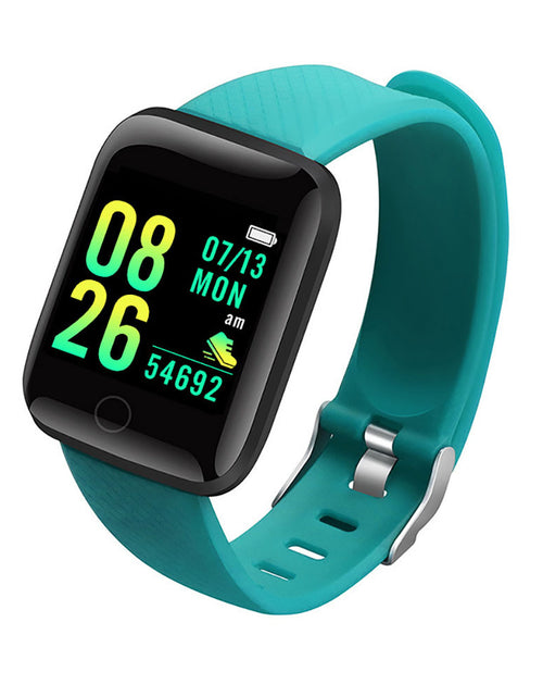 Load image into Gallery viewer, 116plus Smart Watch USB Charging D13 Sport Smartwatch Trackers Blood Pressure Heart Rate Monitor green
