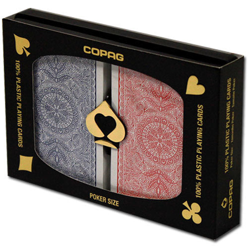 Load image into Gallery viewer, Copag 4-Color Poker Size Regular Index
